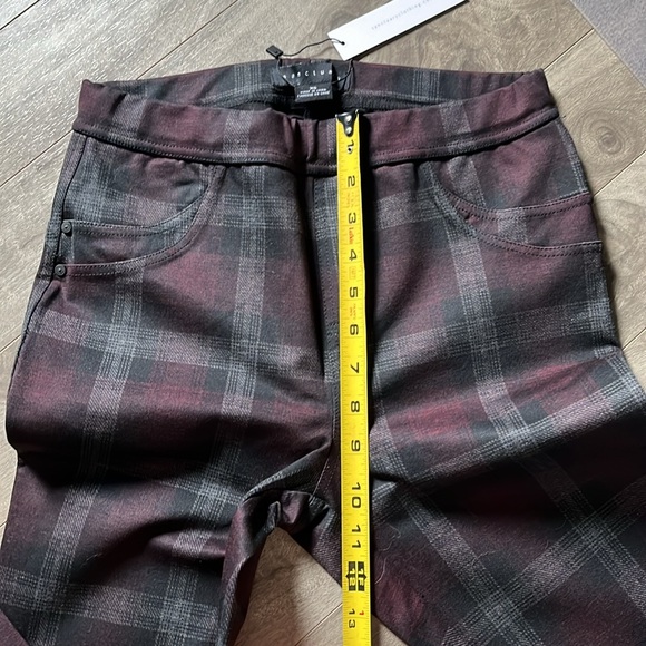 Sanctuary Plaid Skinny Pants size XS - Picture 5 of 12